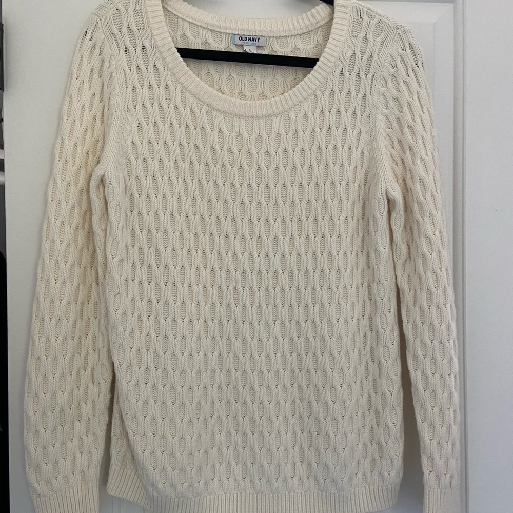 oversized cable knit sweater